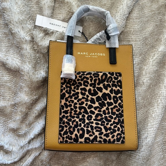 Marc Jacobs Bags Marc Jacobs Leopard Leather Crossbody Mini Bag